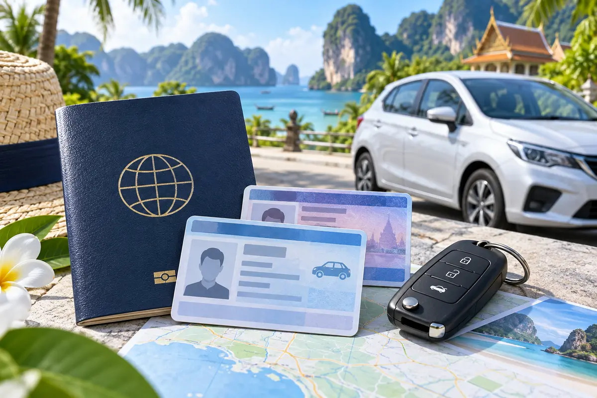 Driver documents in Thailand
